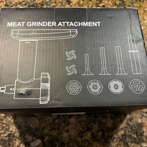 Source Unknown Meat Grinder Attachment - Black